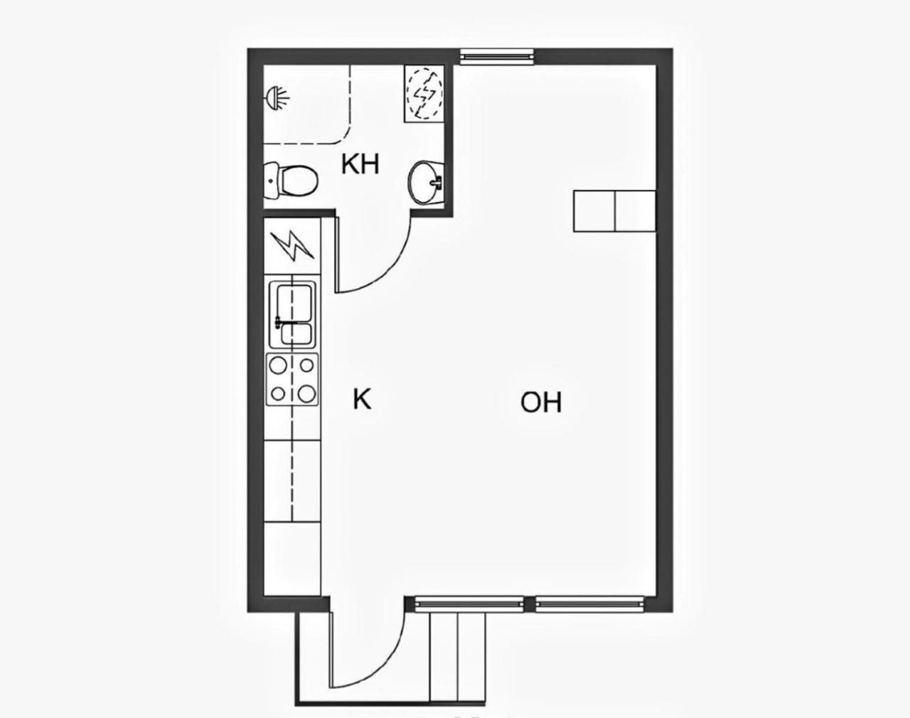 Lomayksioe C 2 Sotkamon Keskustassa Apartment Exterior foto